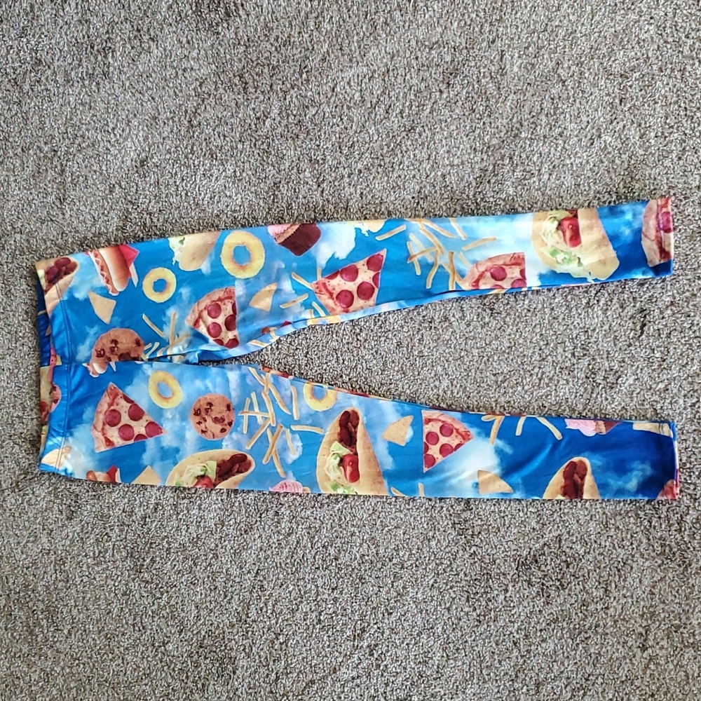 Sugar High Junk Food Junky Leggings Small